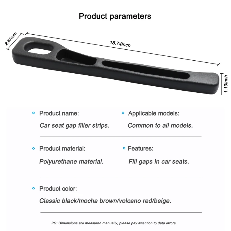 Car Seat Gap Filler Car Seat Gap Filler Side Seam Plug Strip Leak-proof Filling Strip For All Car Model Wallet Phone Holder Accessories