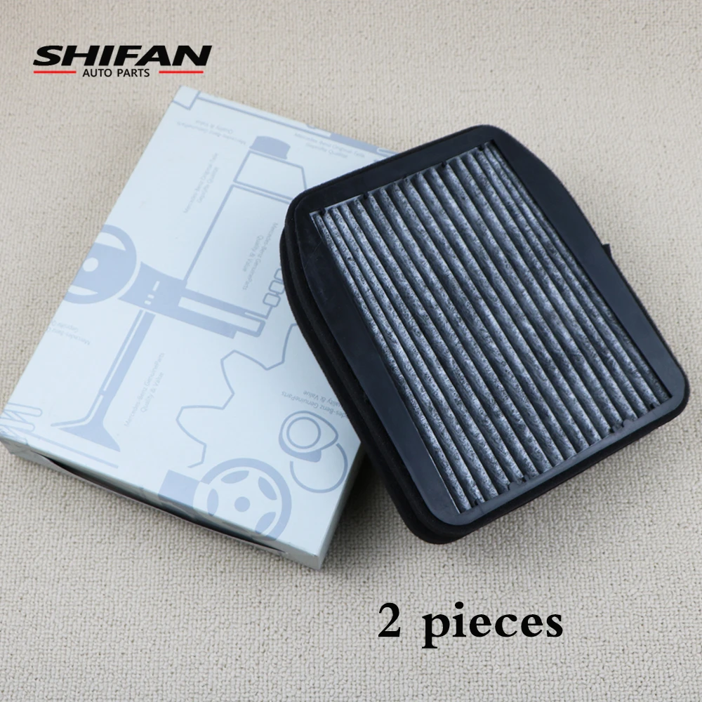 A2118300818 2Pcs Car with charcoal cabin Air Filter For Mercedes Benz