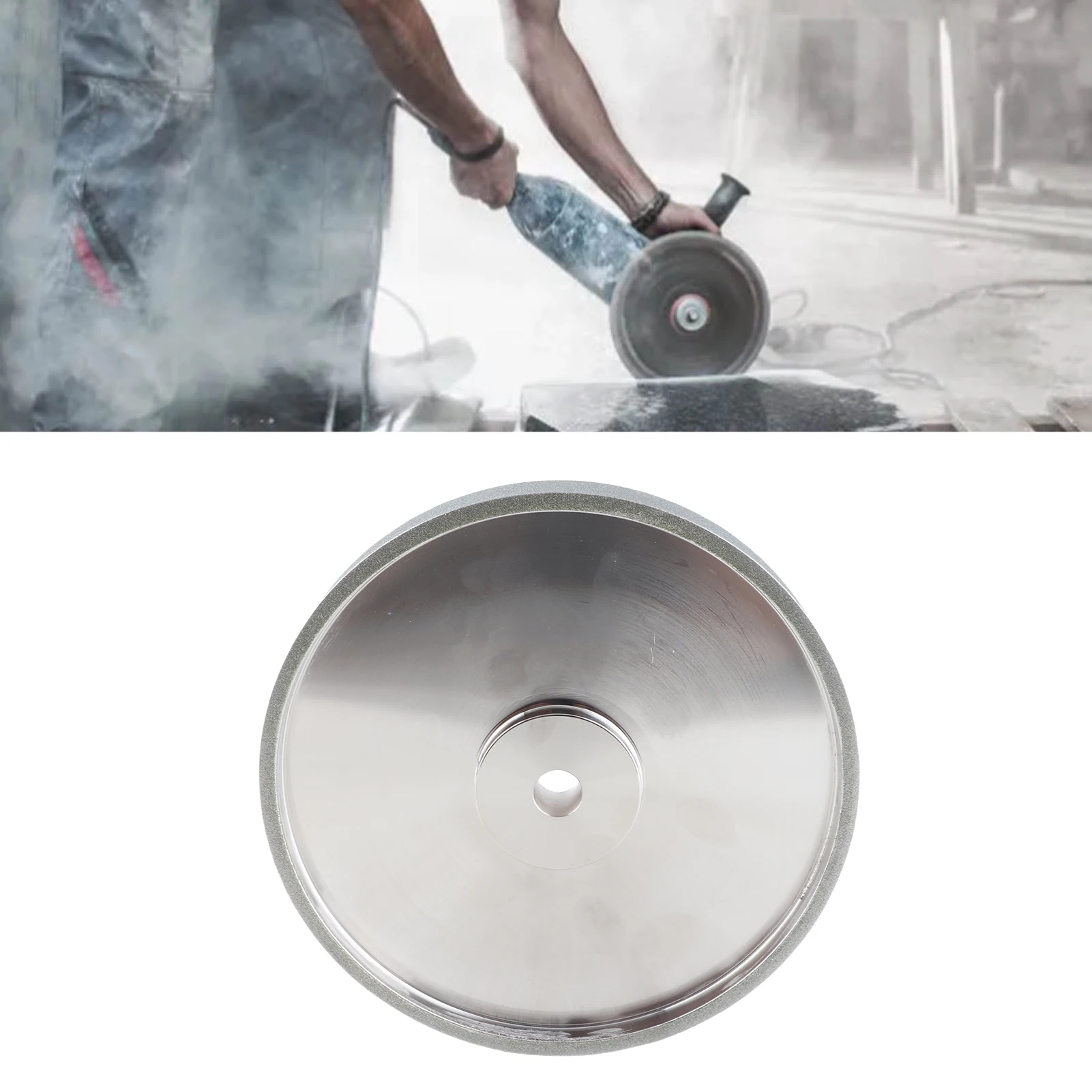 6 CBN slijpschijf 180 grit, 6 Dia x 1,5 breed x 1/2 prieel (aluminium lichaam) voor het slijpen van snelle stalen gereedschappen, houtdraaigereedschap (6 x1,5