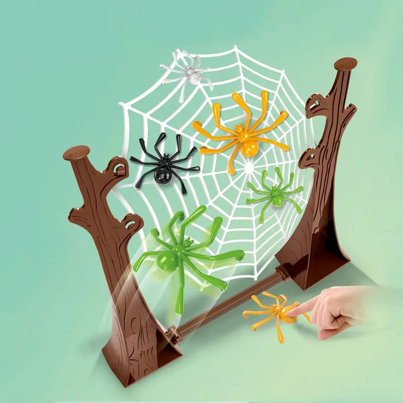 Fun Colored Plastic Educational Board Game Jumping Spiders Toys