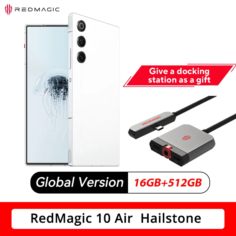 新型オリジナルグローバル版 Redmagic 10 Air NX779J Snapdragon 8 Gen