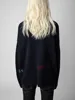 Cashmere Women's Round Neck Sweater Butterfly Flower Letter Embroidery Long Sleeve Ladies Jumper Autumn Winter 2022 4