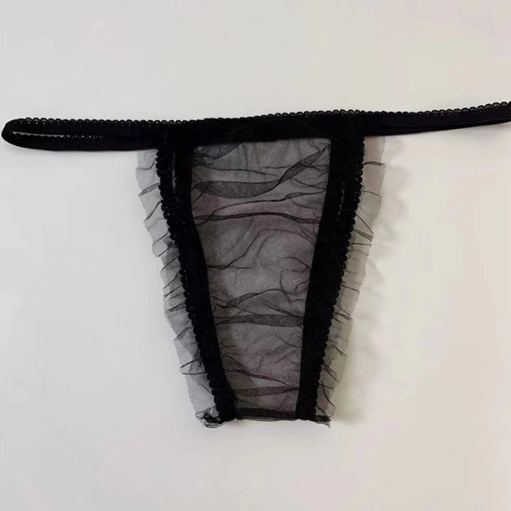 

2022 Sissy Panties Womens Mens Briefs Lingerie Ultra Thin Briefs Mesh Sheer Thong Tanga Underwear Трусы Мужские