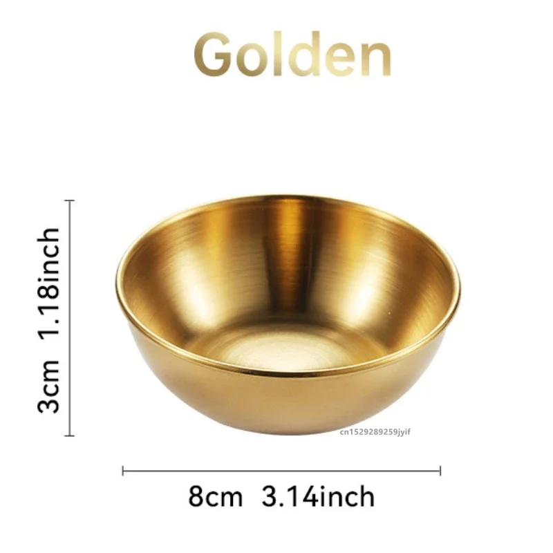 Stainless Steel Sauce and Spice Dishes Set - Specialty Tableware Collection