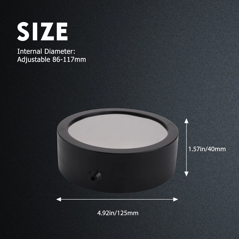 Adjustable Solar Film Objective Lens Cover Filter 86-117Mm Frame And Sun Solar Film Astronomical Telescope Accesspries 6