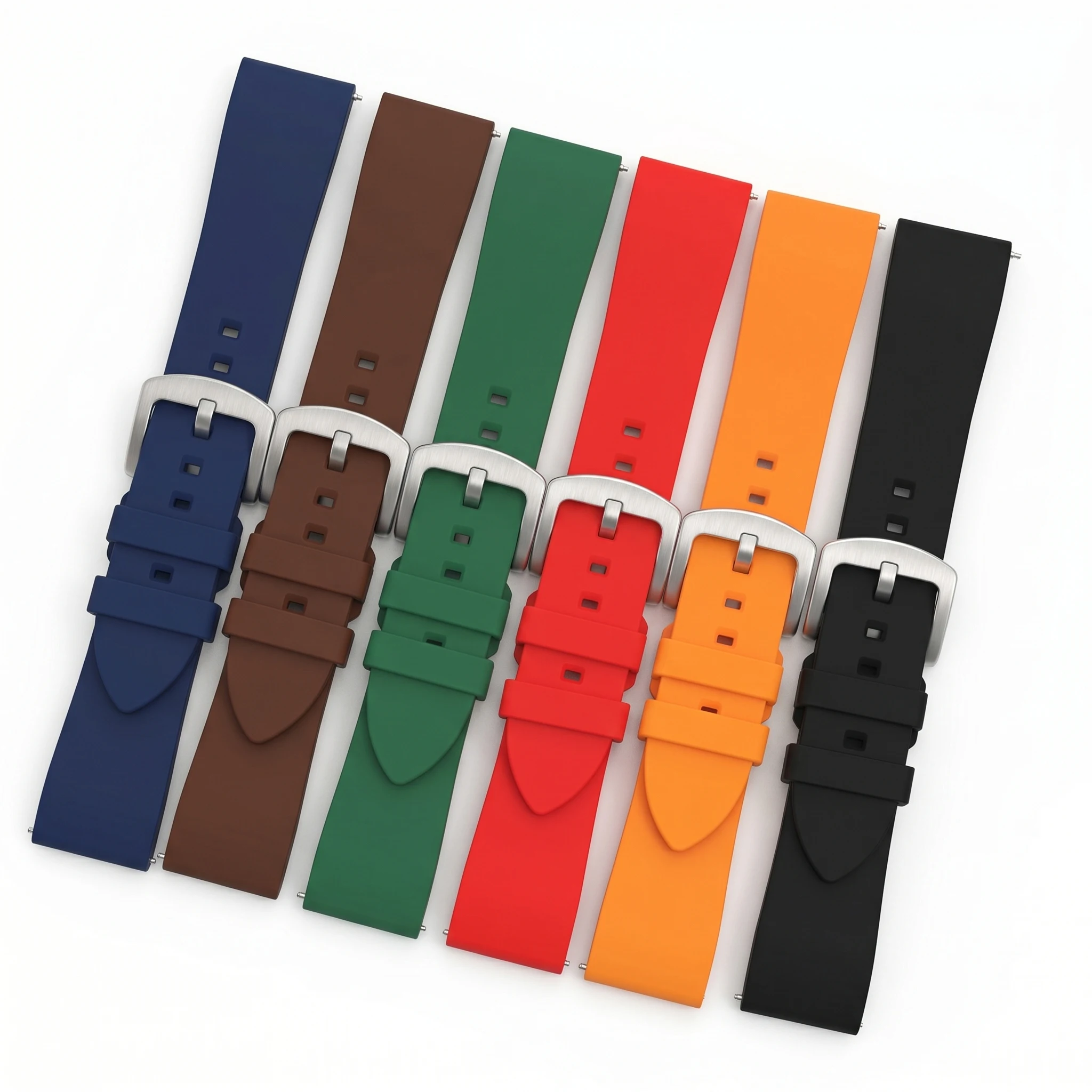Premium Waterproof Silicone Sports Watch Band - Durable, Soft Rubber Strap Replacement