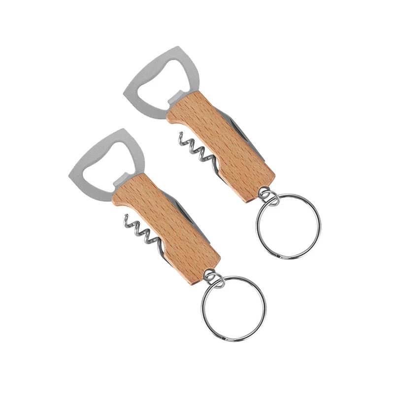 2pcs High Quality Wood Handle Professional Wine Opener Multifunction