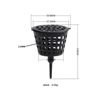 50Pcs Plastic Garden Bonsai Fertilizer Tool Basket Box Case Plant Portable With Lid Nursery Pots Plant Soil Care tools 6