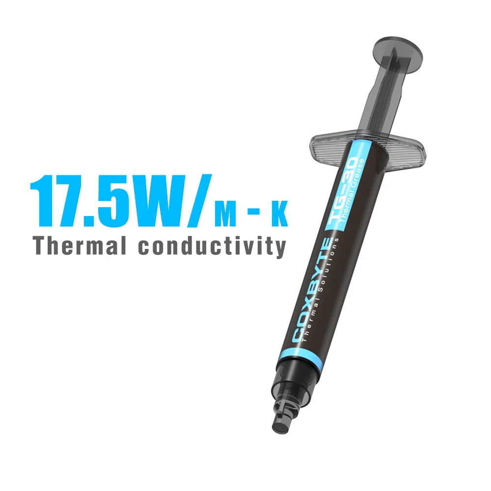 Cpu Pasta Térmica para Processador Intel Amd Refrigerador Refrigerador Ventilador Vga Gpu Dissipador de Calor Gesso 17.5w mk