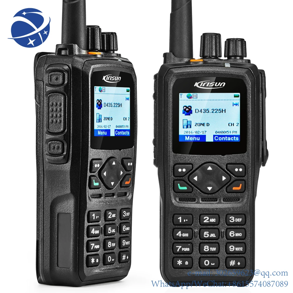 

Yyhc Kirisun DP990 DMR Tier 3 аналоговый дисплей портативный Радиоприемник дальнего действия AES256 Bluetooth GPS рация совместимая с Motorola DP