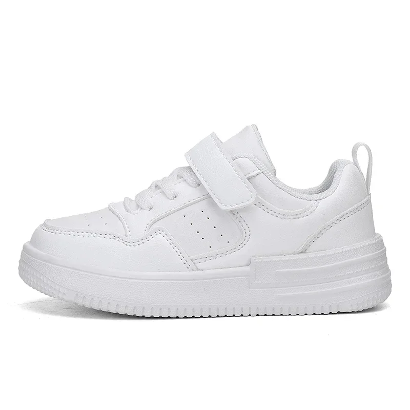 Children Shoes Girls Sneakers White Black Pink Flat Skateboard