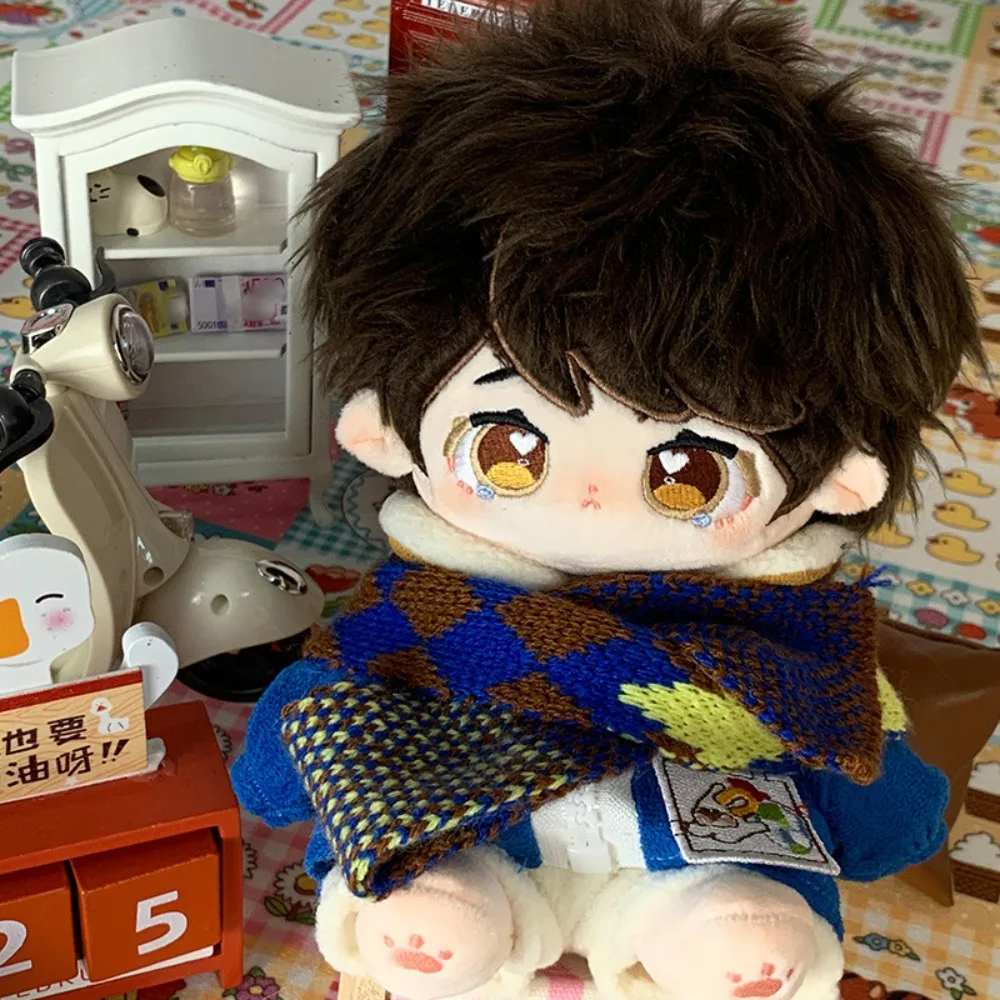 Cross-Dressing Coat 20cm Cotton Clothes Scarf Outfit Cotton 's Clothes Mini Fashion Clothes Children's Gift