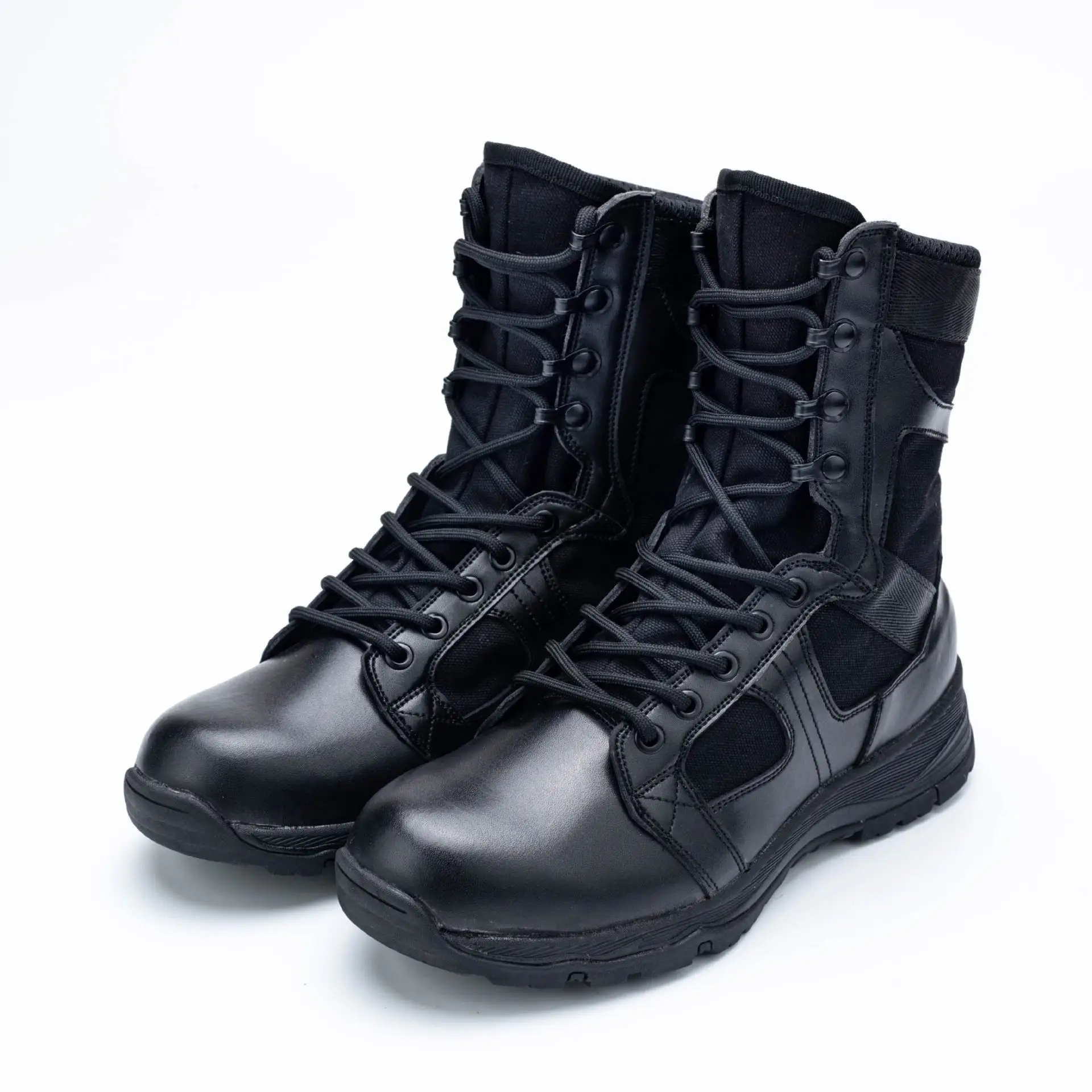 

Летние дышащие высокие ботинки для боевого патруля, уличная походная обувь, утолщенная подошва, нескользящие спортивные кроссовки для скалолазания, охоты