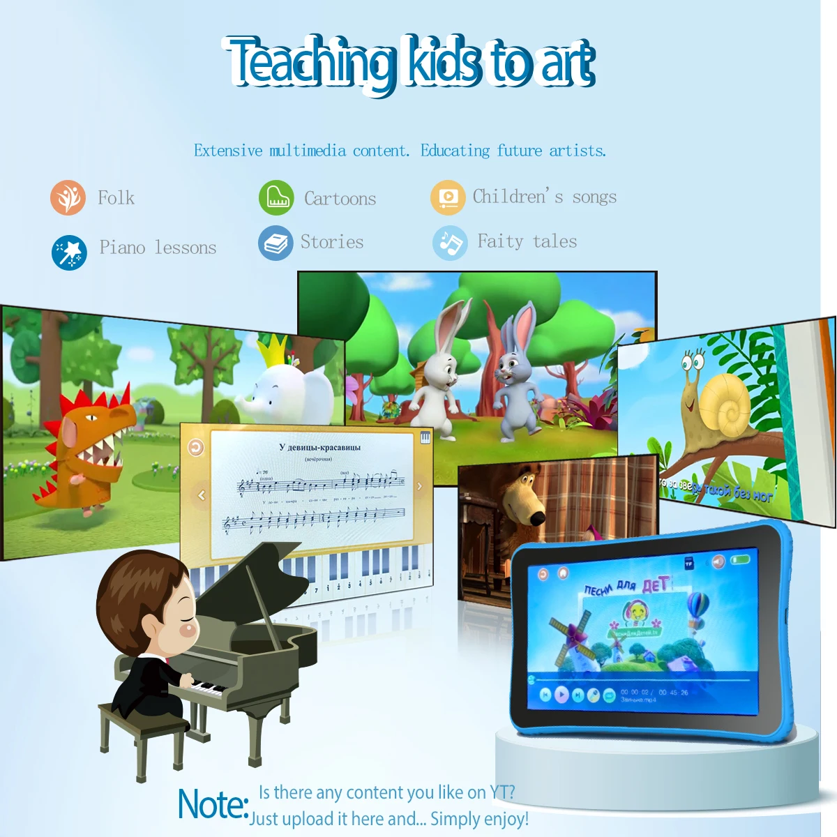 Kids Tablet English Learning APP Learning Machine 32GB 7-inch HD Screen Tablet 2