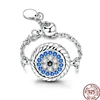 Bagues en argent Sterling 2025 originales pour femmes, couronne à nœud papillon, cœur d'amour, mauvais œil, bijoux d'anniversaire, cadeau d'anniversaire, 925