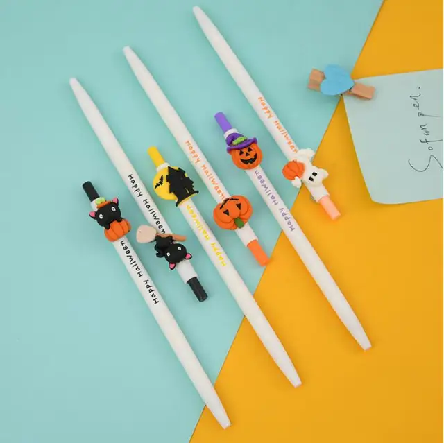 Halloween Pen Set 7 Pcs Funny Pens Horror School Supplies Metal Horror  School Supplies Cute Pens Fashion For Teachers Colleagues - AliExpress