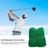 Golf Practice Net Sturdy Golf Practice Nets For Backyard Green/Black Smooth Driving Net Portable Softball Net For Backyard 2
