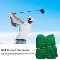 Golf Practice Net Sturdy Golf Practice Nets For Backyard Green/Black Smooth Driving Net Portable Softball Net For Backyard 2