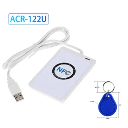 RFID ACR122U Smart Access Control Card Reader 13.56MHZ Replicator Programming Code NFC Supports IOS/IEC18092 Chip Crack Writer