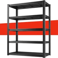 Garage Shelving Heavy Duty Storage Shelves 2000LBS Adjustable Garage Storage Shelves 5 Tier Metal Shelving Unit 1