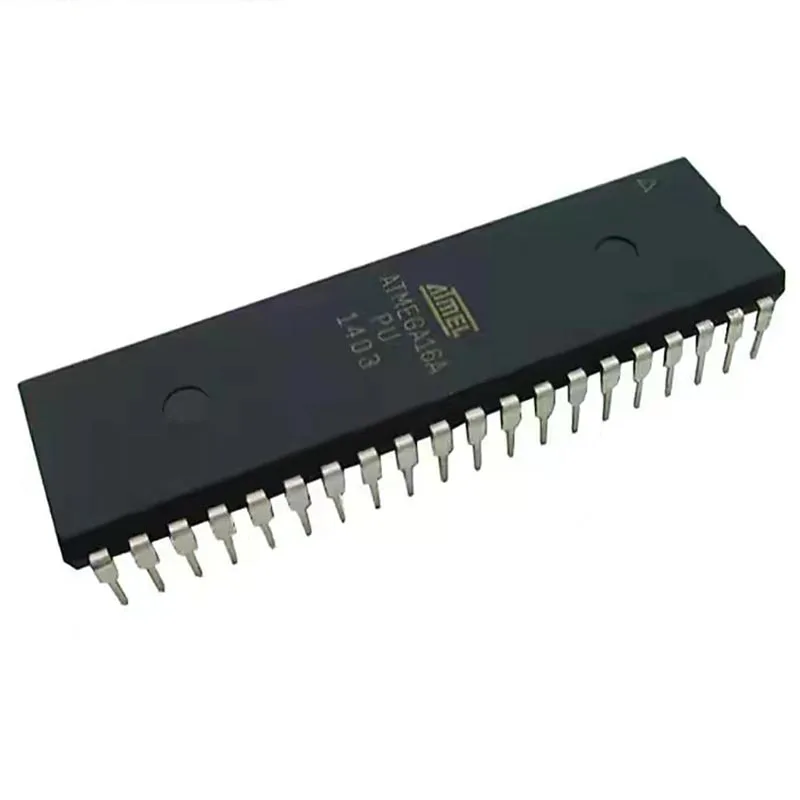 

ATMEGA16A-PU 8BIT Micro controller-MCU 16KB In-system Flash 2.7V-5.5V 21+