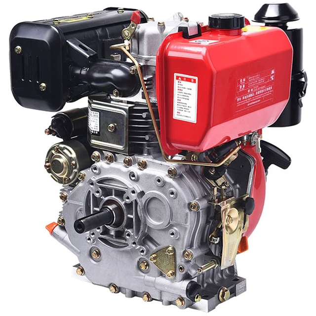 Einzel-zylinder air-cooled diesel motor micro tiller kopf 186FA 9.0hp 188F  10.0hp 190F 11.0hp POWER MOTOR - AliExpress