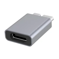 USB C ба Micro B USB3.0 адаптер Намуди C Зан ба Micro B Мард заряди зуд USB Micro 3.0 ба Type C Super Speed ​​барои HDD 1