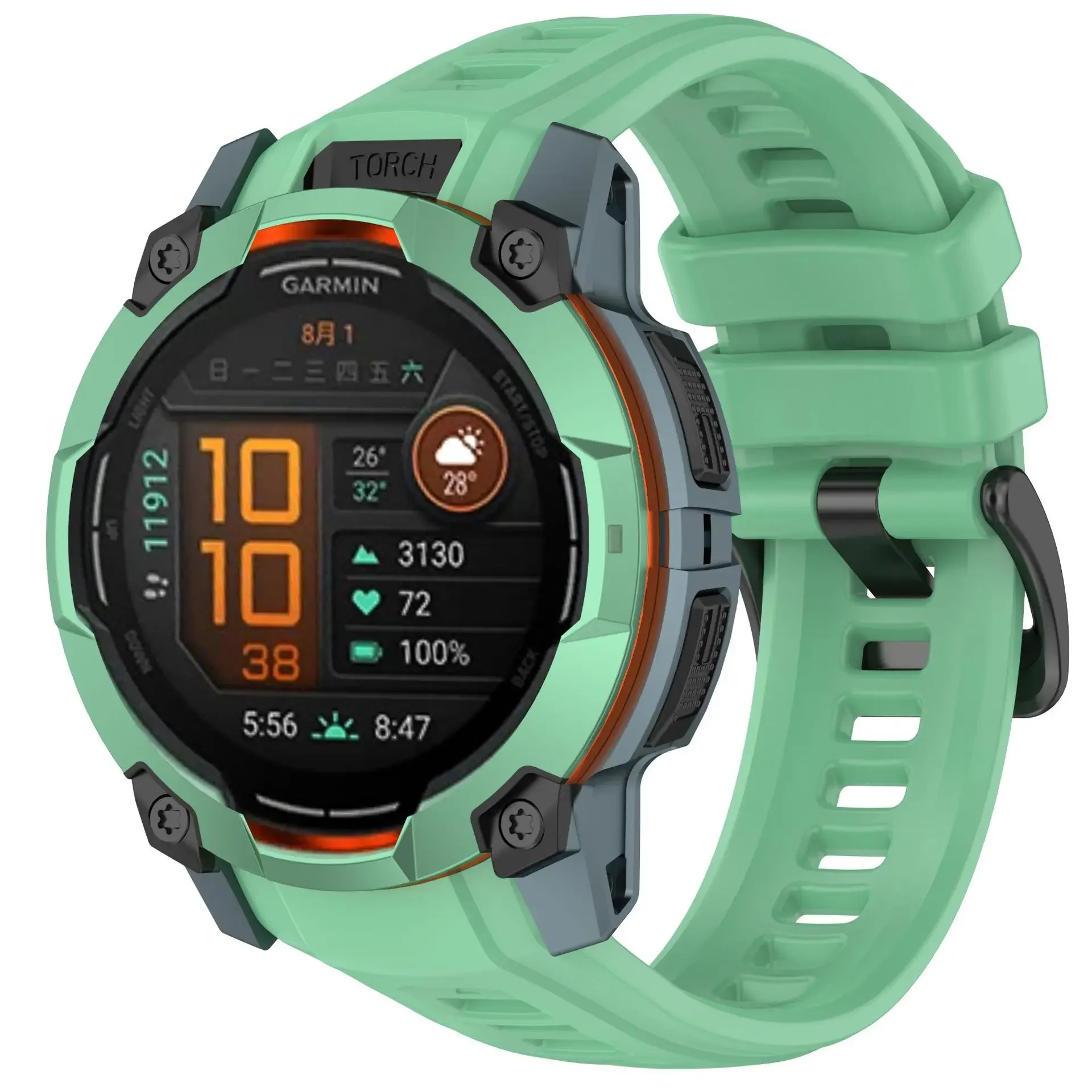 Durable Silicone Smart Watch Band Bracelet - 22mm/26mm Strap Accessory
