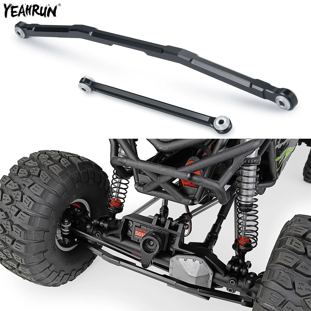 

Металлическая рулевая тяга YEAHRUN с шаровым концом для 1/10 Axial RBX10 AXI03005 RC Гусеничный автомобиль, обновленные детали