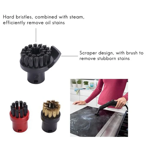 스팀 클리너 노즐 스위퍼 브러시 헤드 부품, 유리 스크레이퍼, Karcher SC1 SC2 SC3 SC4 SC5 SC7 용 3