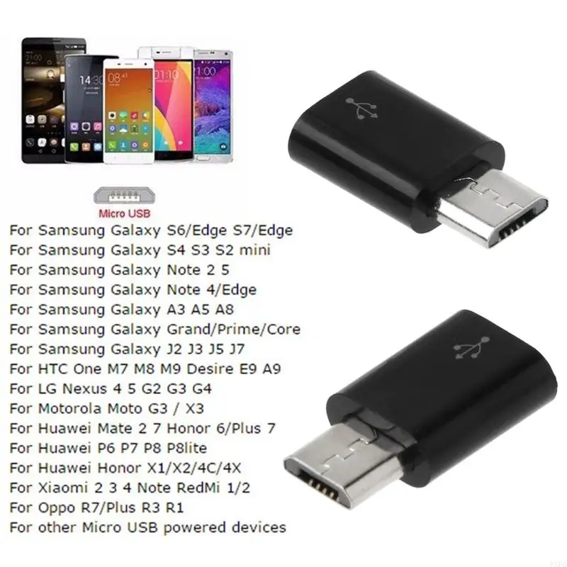 PXPA Type C- 마이크로 USB 어댑터 타입 C 암증 USB3.1 전화기 커넥터