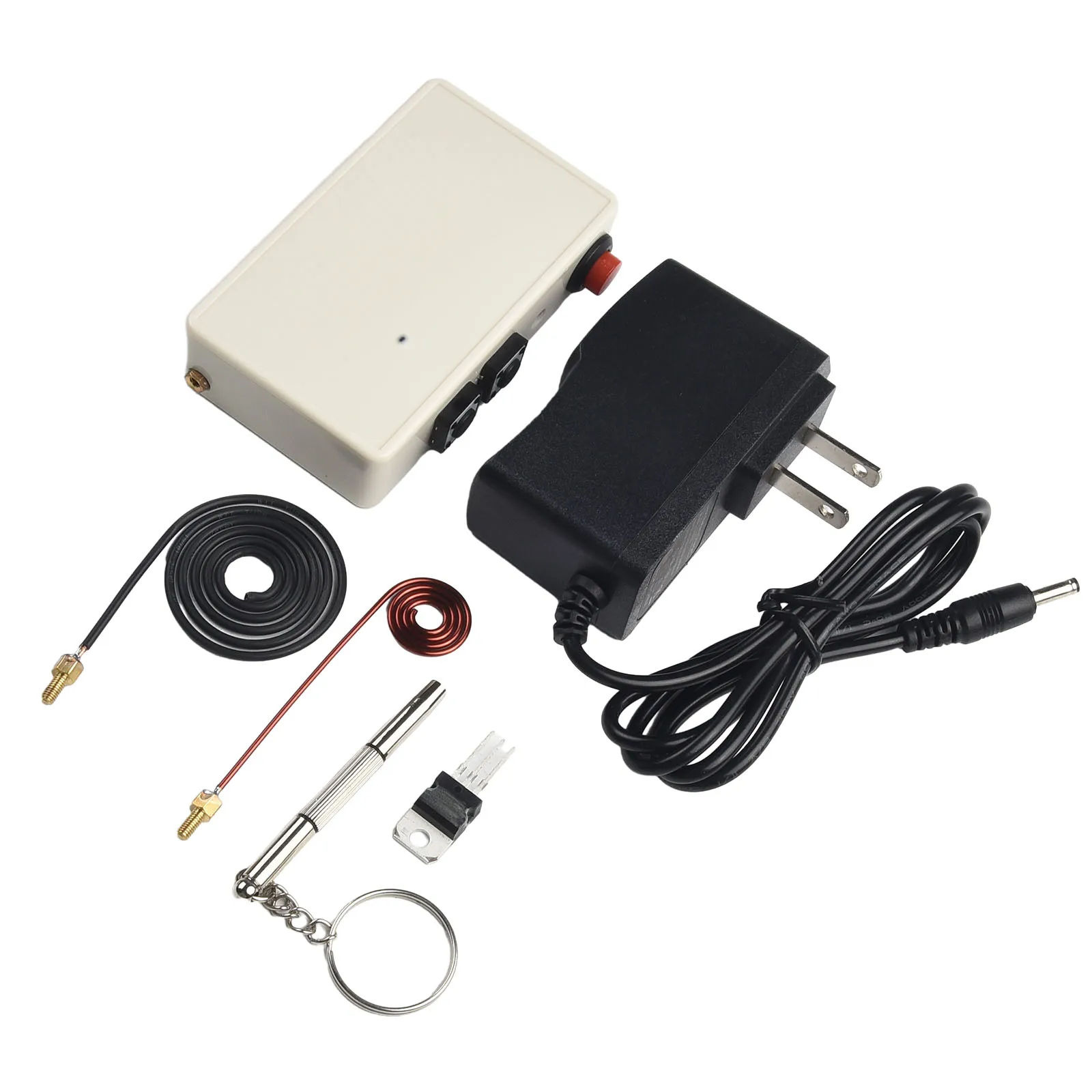 

150MHz 95W EMP Generator Electromagnetic Pulse Generator Transmitter U S Plug DC37.8V 6A 110-240VAC Pulse Generator Adapter