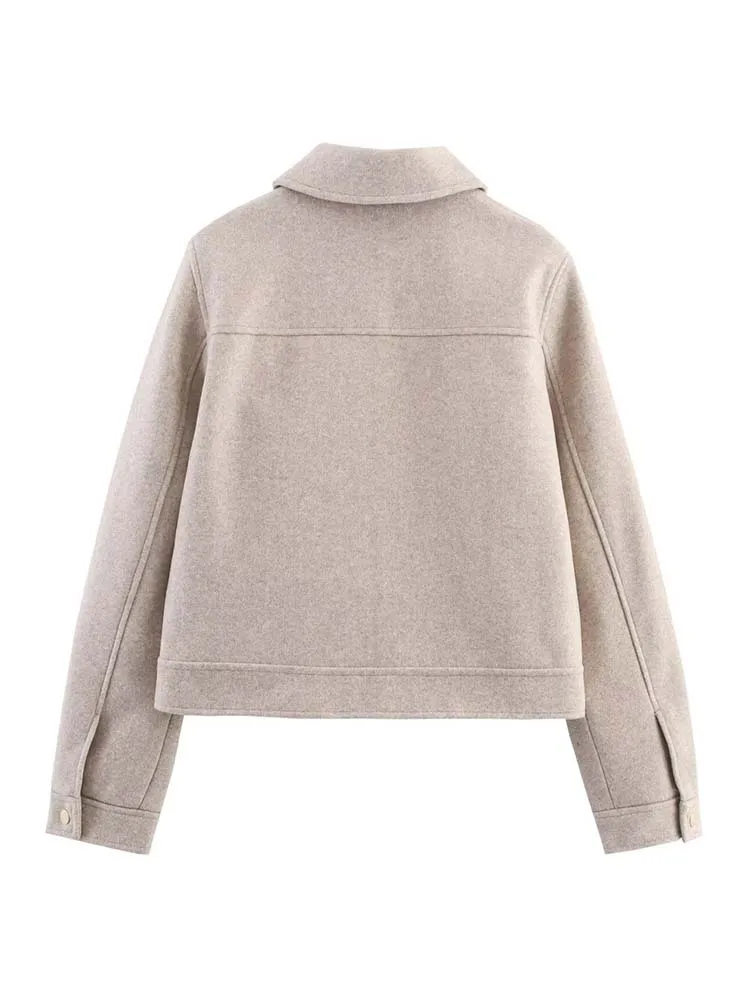 2025 Chic Casual Jackets For Women Long Sleeve zipper Autumn Jacket Coats Fashion Streetwear New Outerwear ﻿