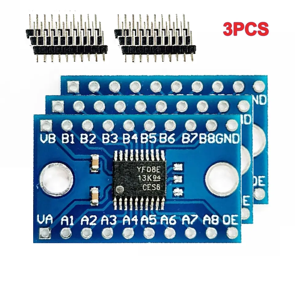 3pcs TXS0108E Module 8 Channel Logic Level Converter Bi-Directional High Speed Full Duplex Shifter 3.3V 5V TXS0108 jyjd image 1