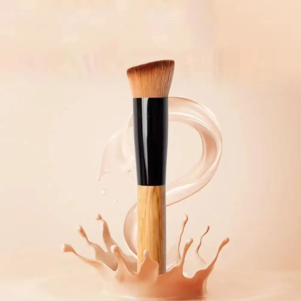 Portable Angled Makeup Brushes Flat Top Multifunctional Foundation Brush Soft Professional Cosmetic Makeup Tool