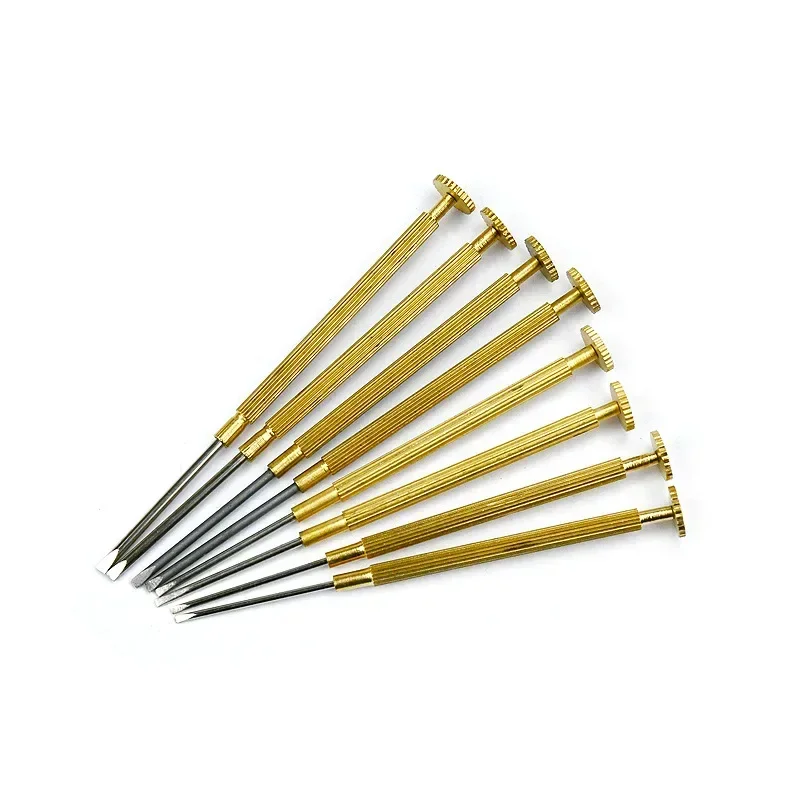 

Small Screwdriver and Various Sizes Are Complete Gold Flathead Screwdriver Watch Repair Tool