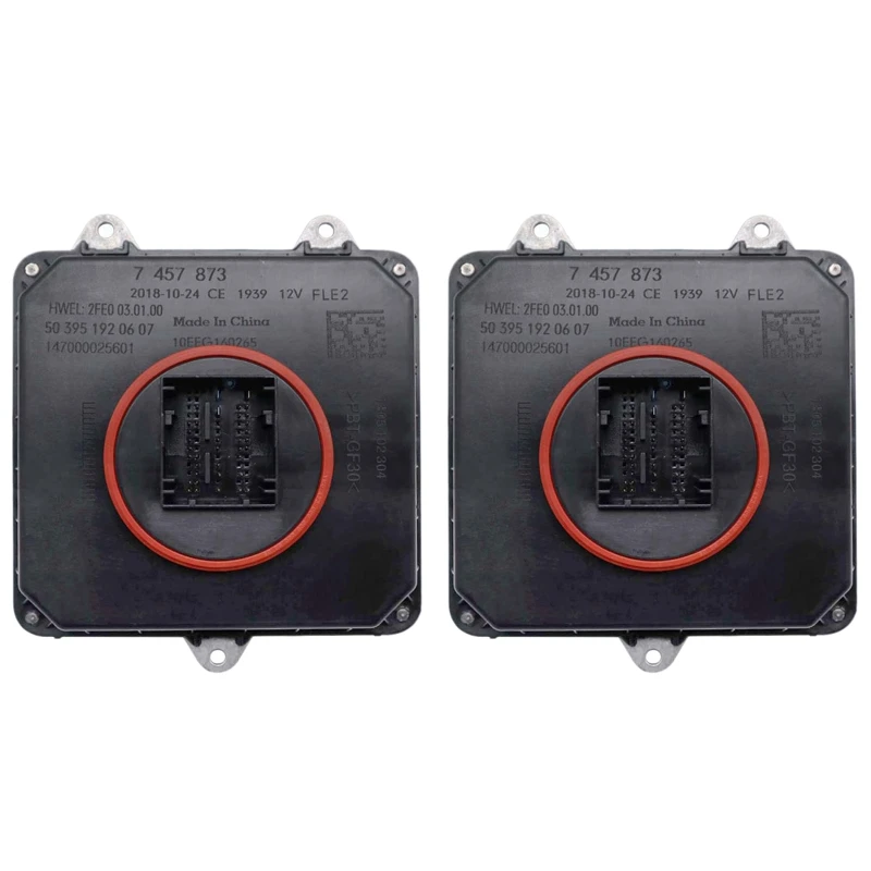 

2X 7457873 7429788 Car Headlight LED Control Module Head Light Lamp Control Unit For-BMW F20 F22 F32 F30 F34 X5 X6 MINI