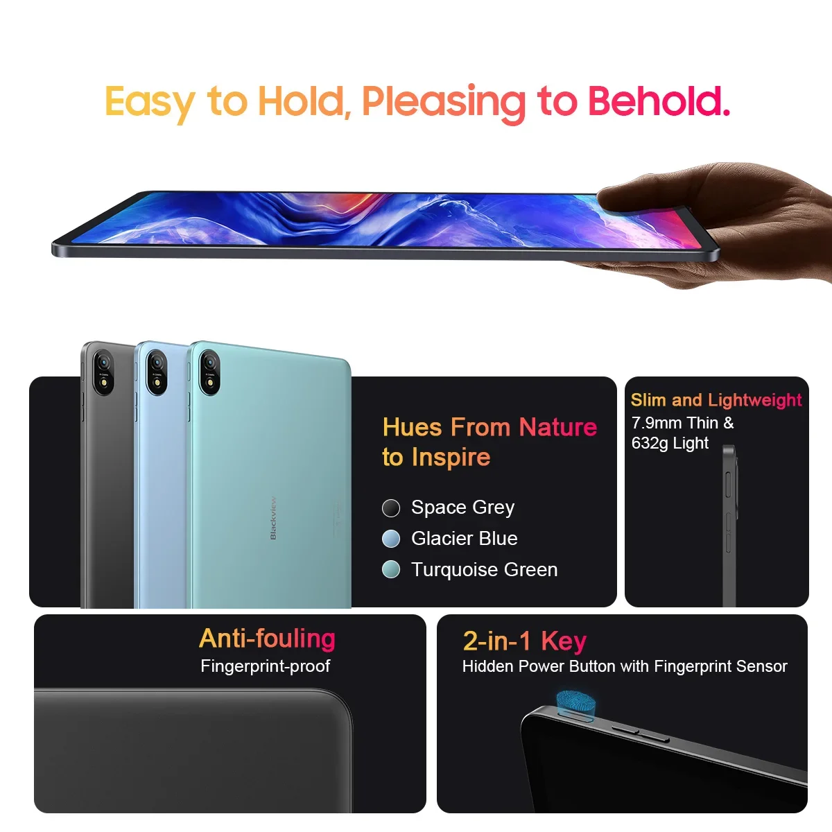 Blackview Tab 18 Tablet 12 inch 8GB/12GB 256GB 8800mAh Battery 