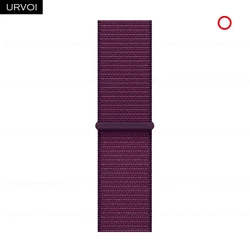 URVOI Sport Loop Nylon Strap with Hook & Loop Fastener - 44 45 46 49mm (24 Plum)