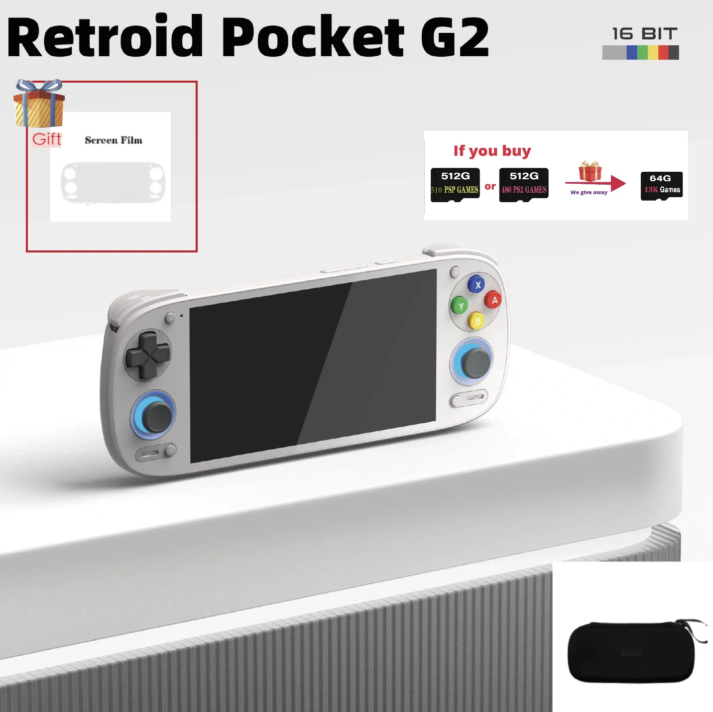 Retroid Pocket G2 携帯ゲーム機 RP G2 Android 15 5.5インチ 1080P