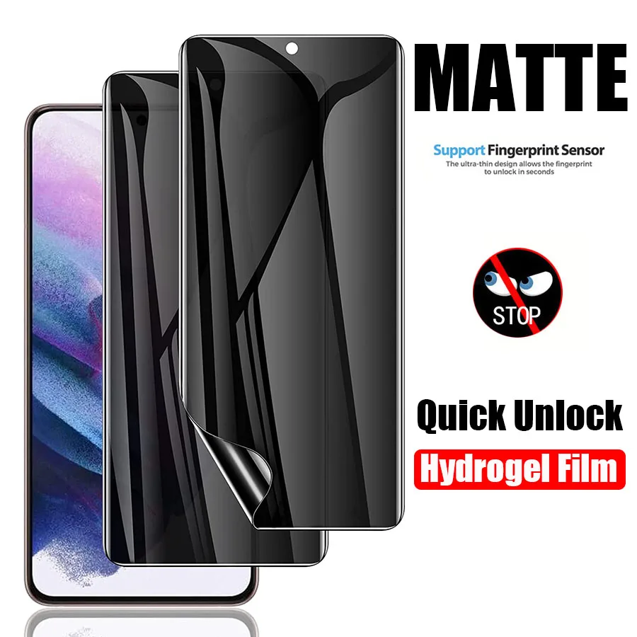 

Matte Privacy Hydrogel Film For Xiaomi Poco X4 X3 Pro F3 M3 GT Anti-Spy Screen Protector For Redmi Note 11 10 Pro Max 9 9S K20