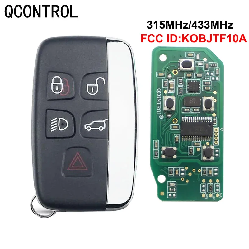 QCONTROL Car Remote Smart Key 315MHz / 434MHz Suit for Land Rover Discovery 4 / Freelander for Range Rover Sport / Evoque remtekey smart key remote pcf7953 434mhz 5 button for land rover for range rover sport evoque discovery 4 2012 2013 2014 2015