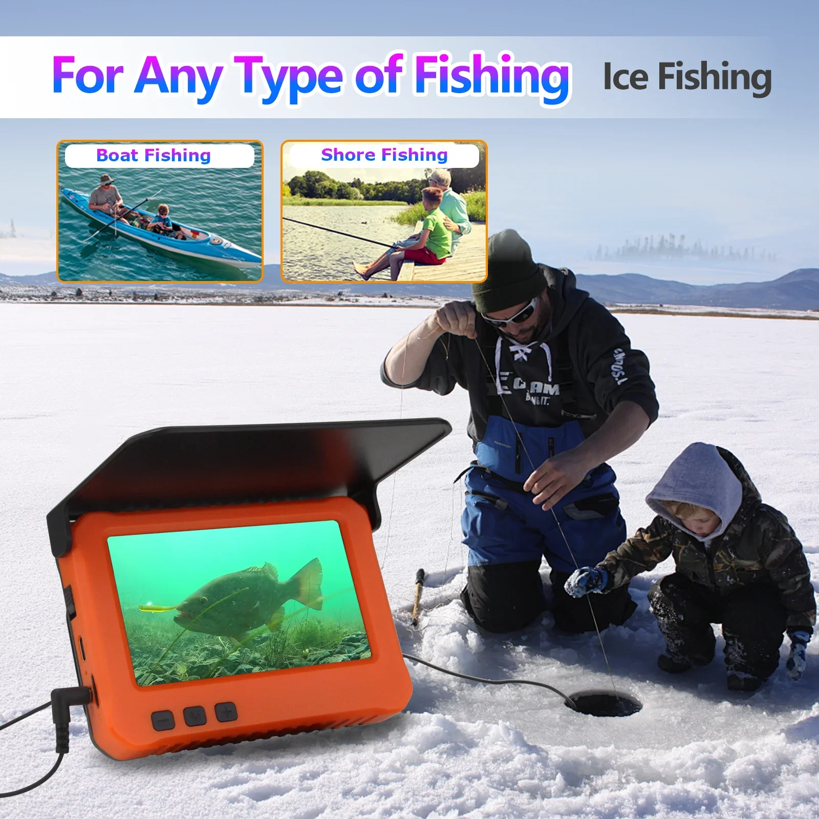 4.3" Underwater Fishing Camera 4