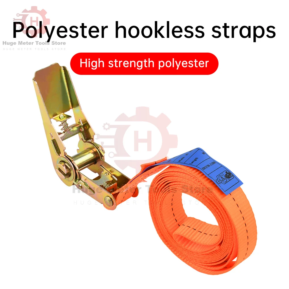 2-6Meter Strong Ratchet Strap Porable Heavy Duty Tie Down Cargo Strap Lashing Belt With Metal Buckle for Safe Luggage Transport ratchet strap