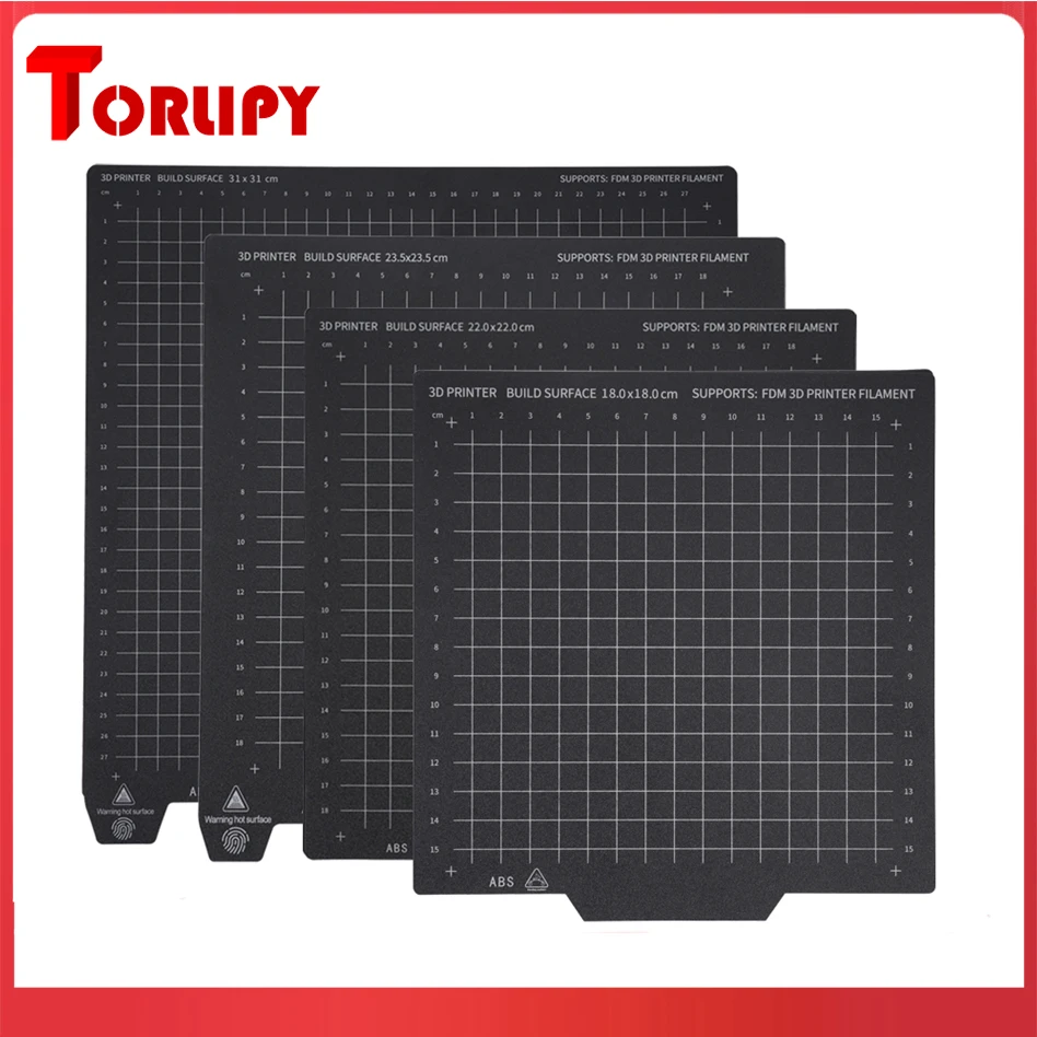 Torlipy Brushed Frosted Surface Double Heated Bed Sheet 3D Print ABS