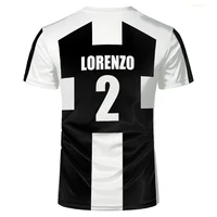 2024 Summer Five Person Pattern Football Motif VL Replika Anime Uber Blue Lock Full Print Tees Short Sleeve Cosplay Men T-shirt 6