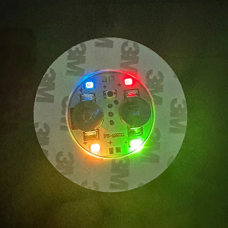 LED Coaster Stickers 10pc LED Coaster Glowing Decor Stickers For Wine Bottle Cup Decor Night Club Bars