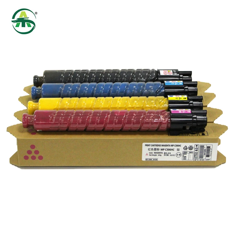Mpc Cartucho de Toner para Ricoh Aficio mp C306 307 406 407 Toner em pó Copiadora Suprimentos Compatíveis 1pc Bk260 Cmy110g Mpc306 - Imagem 2