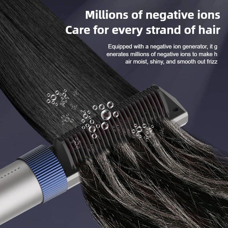 2024 Wireless Hair Straightener Hot Comb Anti-scald Professional Electric Brush Smoot Hairstyle Iron Negative Ion Hair Care Comb 2