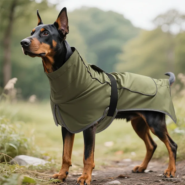 Large Dog Pet Windbreaker Dog Raincoat Pet Stormcoat Waterproof Outdoor Pet Outdoor Waterproof Clothes Pets Raincoat Accessories 2
